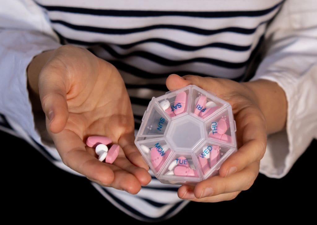 A patient taking medication for STD s in Malaysia. 