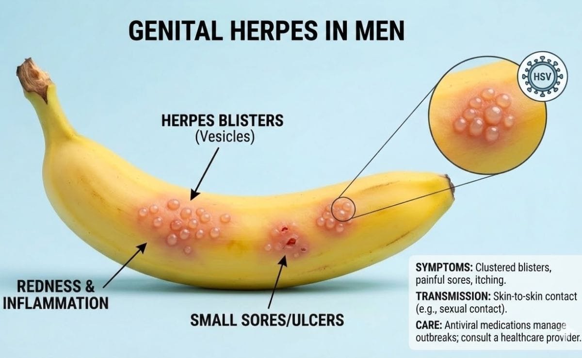 Genital Herpes in Men
