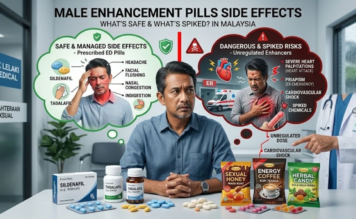 Kesan Sampingan Pil Penguat Lelaki: Mana Yang Selamat dan Mana yang Berbahaya?