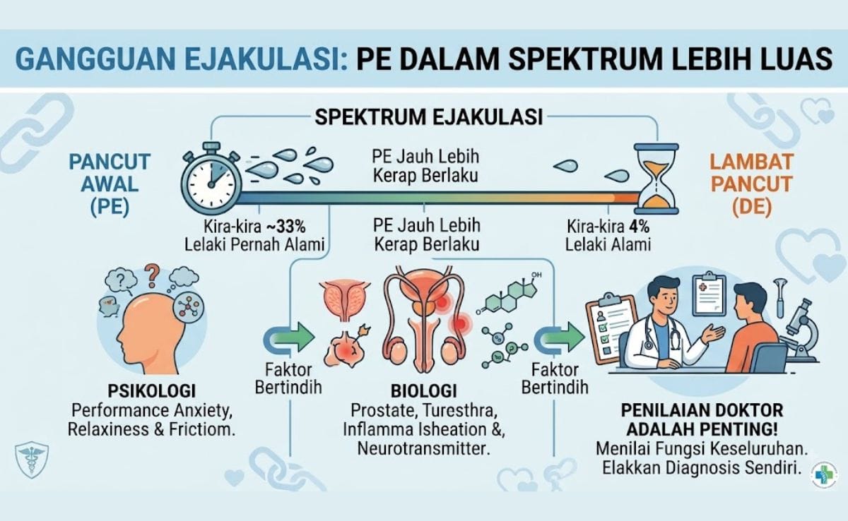 Pancut Awal (PE): Panduan Lengkap untuk Lelaki Malaysia 2 PE dalam Gambaran Lebih Luas: Gangguan Ejakulasi