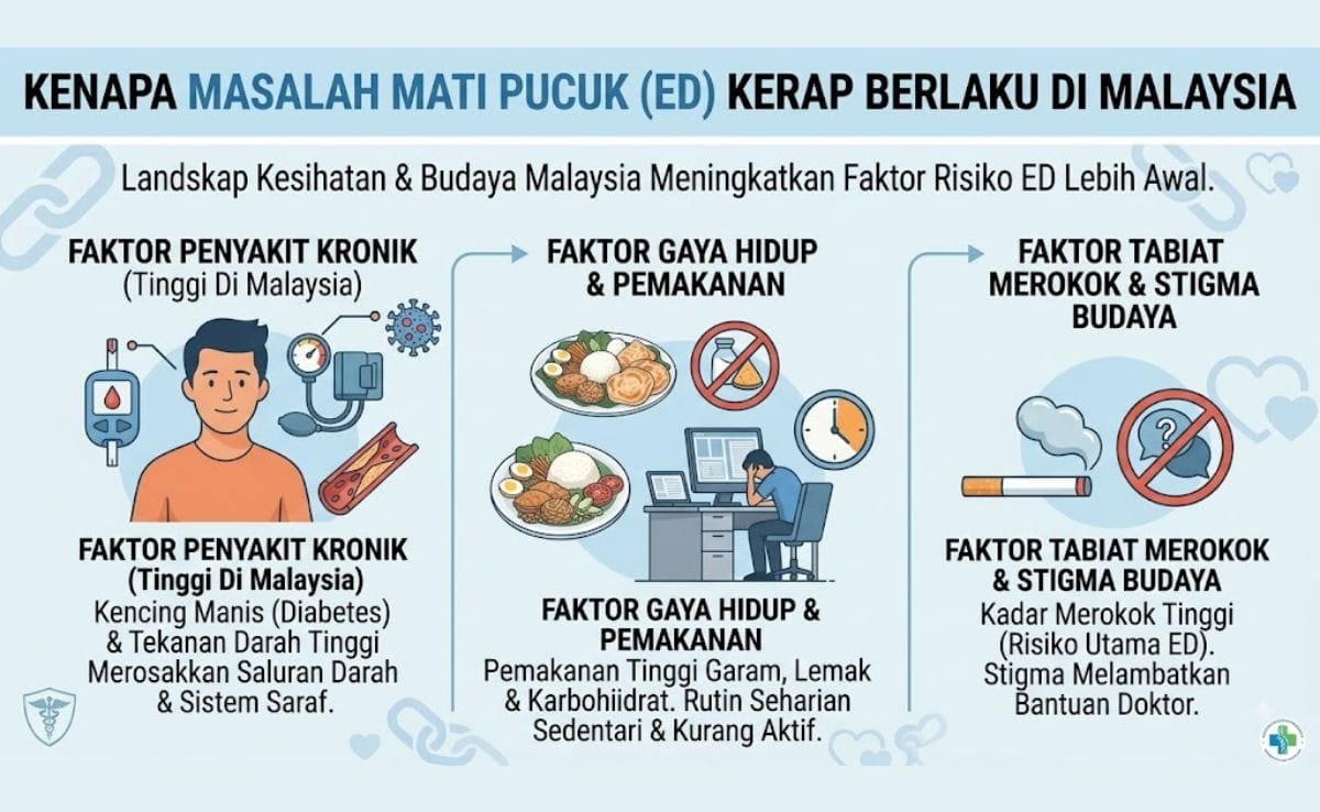 Mati Pucuk: Panduan Lengkap untuk Lelaki Malaysia 4 Kenapa Masalah Mati Pucuk Ini Kerap Berlaku Di Dalam Malaysia