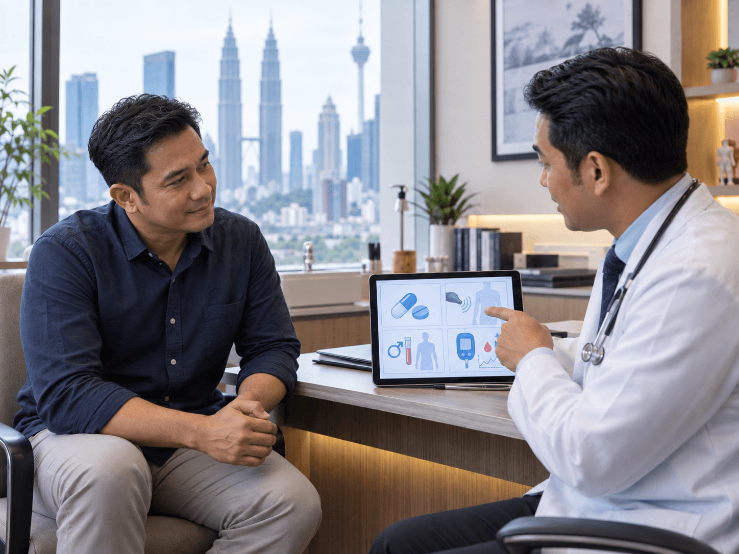 Kencing Manis dan Mati Pucuk: Apa yang Perlu Diketahui oleh Lelaki Diabetes 3 Konsultasi rawatan mati pucuk untuk lelaki diabetes di Malaysia